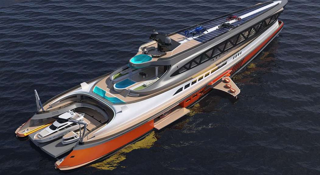 Lazzarini Design представили 153-метрового морского монстра