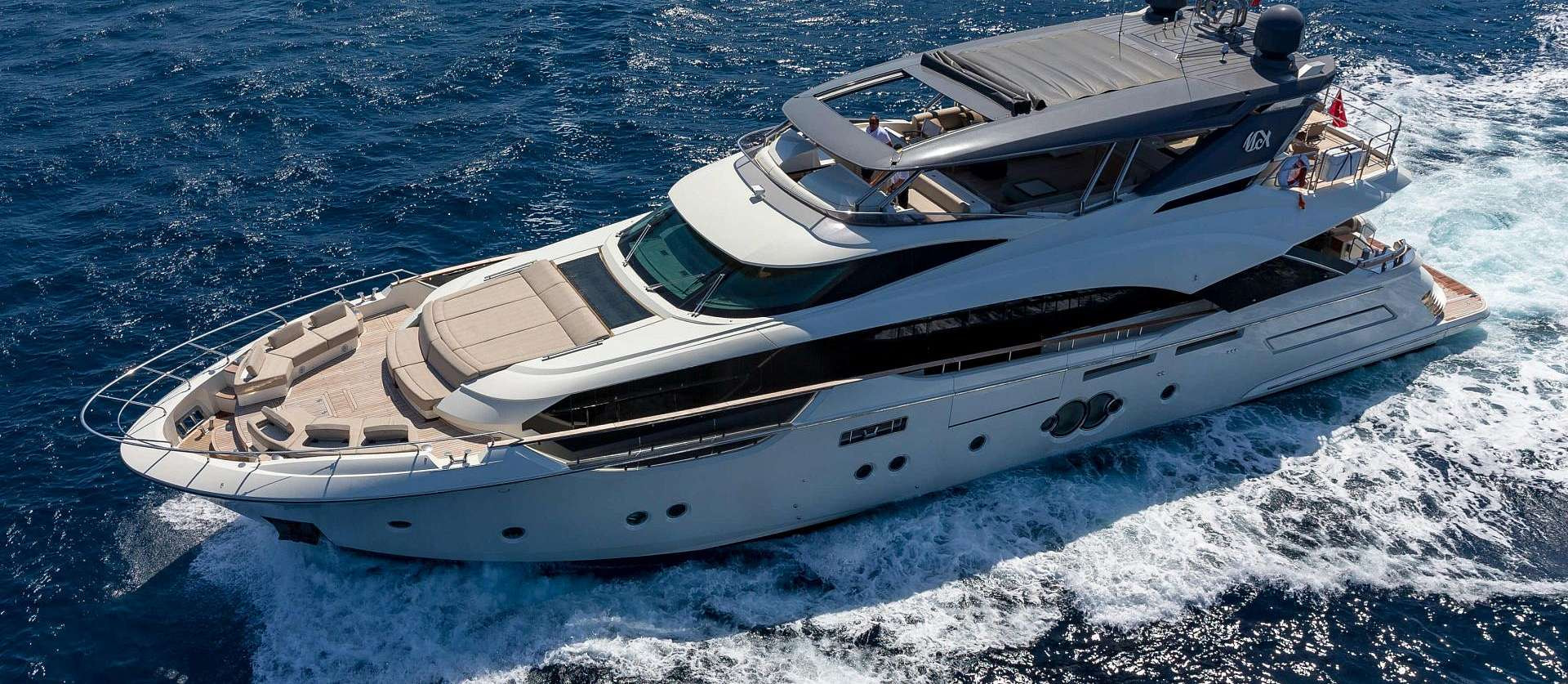 Location de yacht Monte Carlo Yachts, 29 mètres